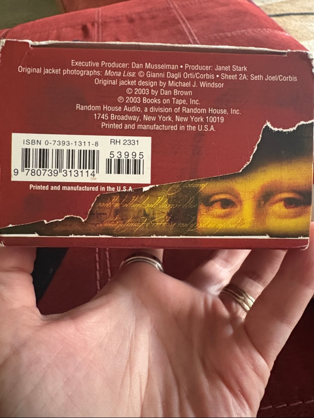 🌟 VINTAGE: The Da Vinci Code Audio Cassette Box Set (11 Cassette Tapes) - Picture 6 of 6